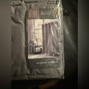 NIB Grey Kenneth Cole Reaction shower curtain